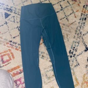 Lululemon Teal Align Leggings 25”